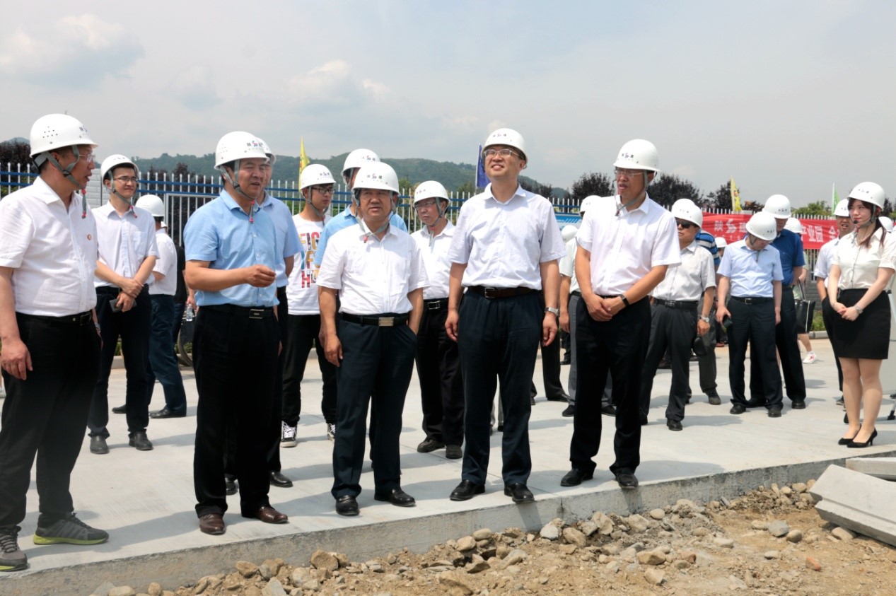 省國資委系統(tǒng)脫貧攻堅小組觀摩陜建（安康）新型建材工業(yè)園